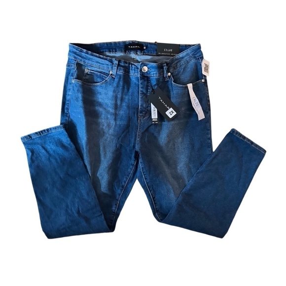 Tahari Chloe Fit Solution Plus Size Skinny Jeans - Picture 4 of 11